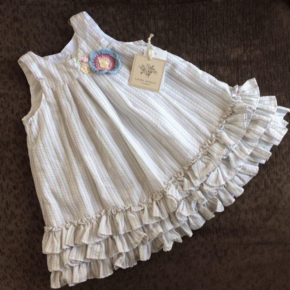 Sweet Laura Ashley dress with bloomers. NWT 24 mos